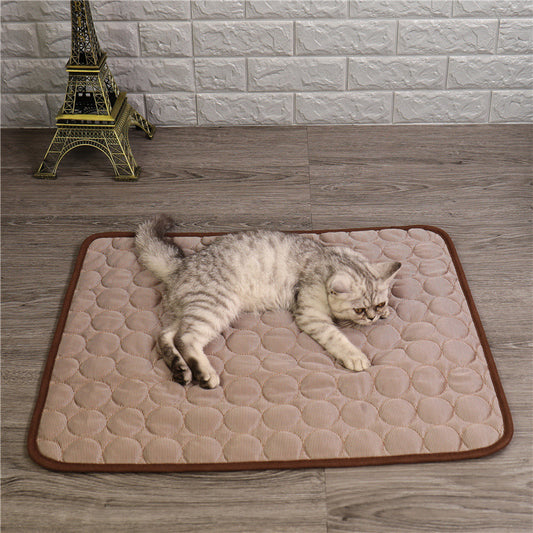 Summer Pet Ice Pad Dog Pad Ice Silk Pad Cat Cooling Pad - Alles für deine Haustiere