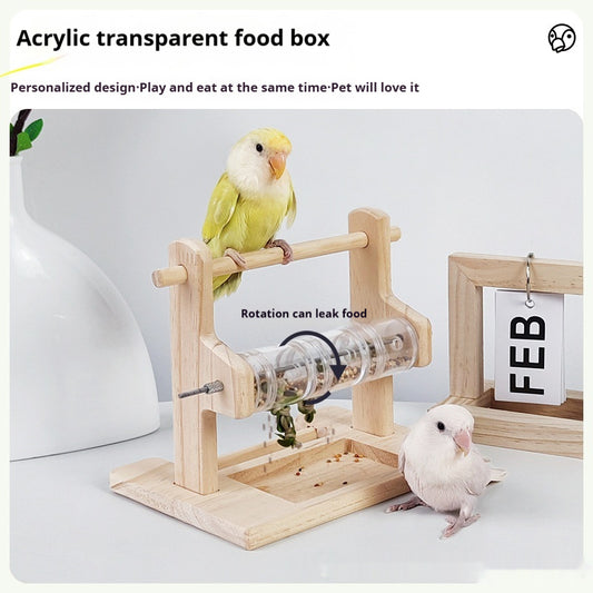 Parrot Solid Wood Claw Grinding Stand