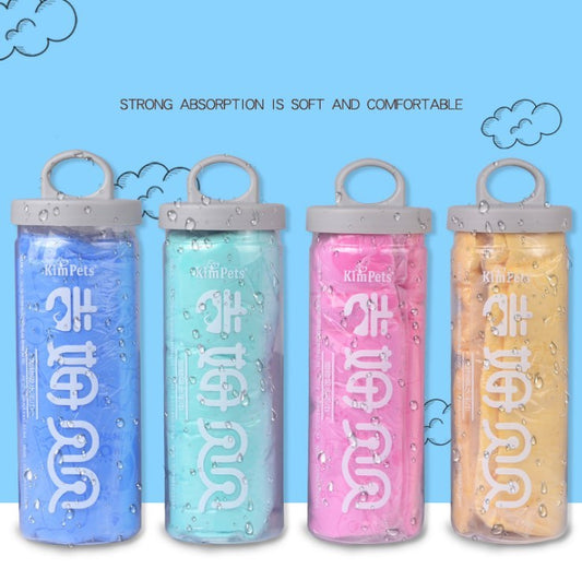 Absorbent towel deerskin pet dog towel