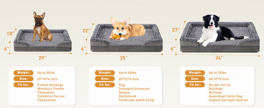 Luxus Hundebett Orthopädisch - Waschbar & Bissfest Sofa-Design