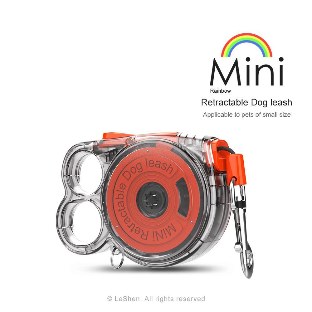 Mini Retractable Dog Leash - For Small Pets Lightweight Design Easy To Use Ideal For Outdoor Use