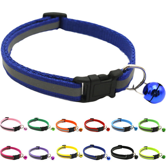 Reflective Patch Bell Cat Pet Collar - Alles für deine Haustiere