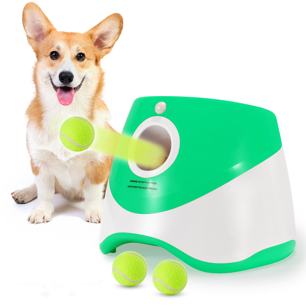 Automatic Throwing Machine Pet Outdoor Toy Ball Dog Tennis Launcher Dog Walking Tool - Alles für deine Haustiere