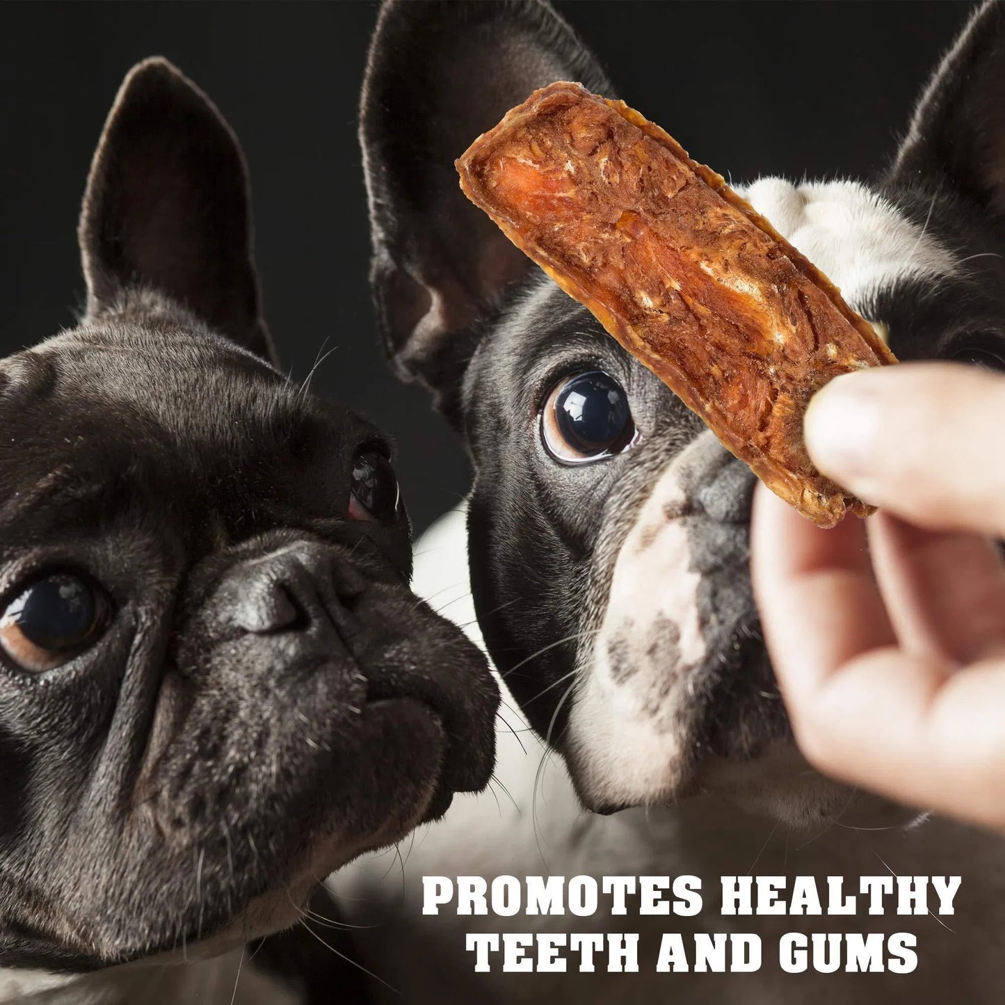 Hundeleckerlis mit Hühnchen-Jerky, 1,5 Pfund, Haustiersnacks in Lebensmittelqualität, getreidefreies Bio-Fleisch, ganz natürlich, proteinreich, getrocknete Streifen, die besten Kausnacks für das Training kleiner und großer Hunde