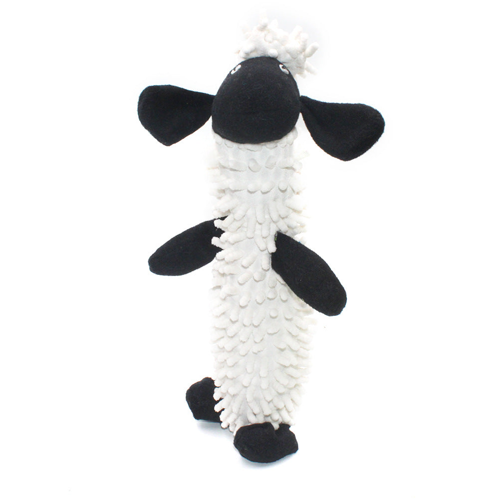 Plush Simulation Sounding Pet Toy Plush Monkey Sheep Crocodile Chewing Toy - Alles für deine Haustiere