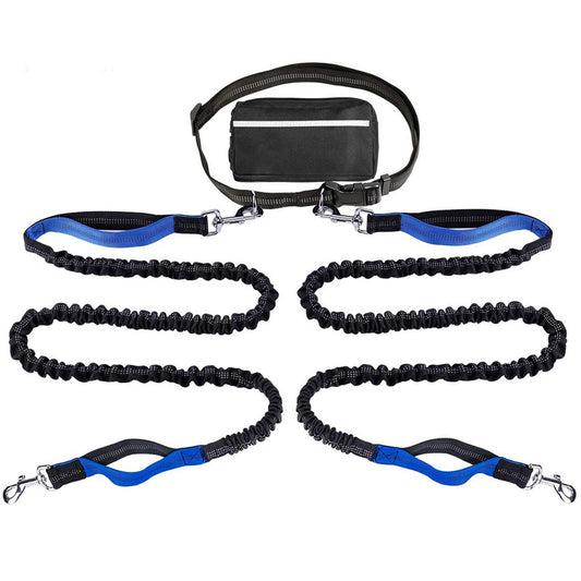Pet Running Traction Jump Rope Suit Reflective Night Running Sports Waist Bag Cross - Alles für deine Haustiere