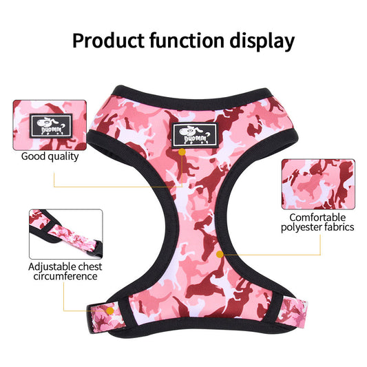 New Pet Leash Undershirt Type Dog Chest Strap Set Of Small And Medium-Sized Dog Walking Rope Dog Rope - Alles für deine Haustiere