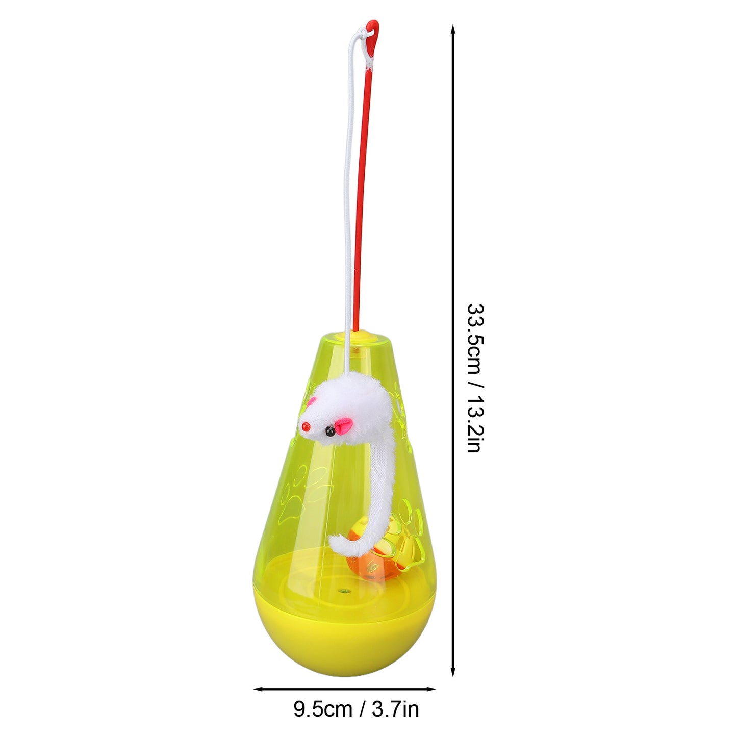 Cat Toy Cat Built In Bell Ball Interactive Snack Toy With Plush Mouse Cat Stick For Indoor Cats Kittens