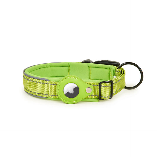 AirTag-Halsband Leder - GPS-Tracker für Hunde & Katzen