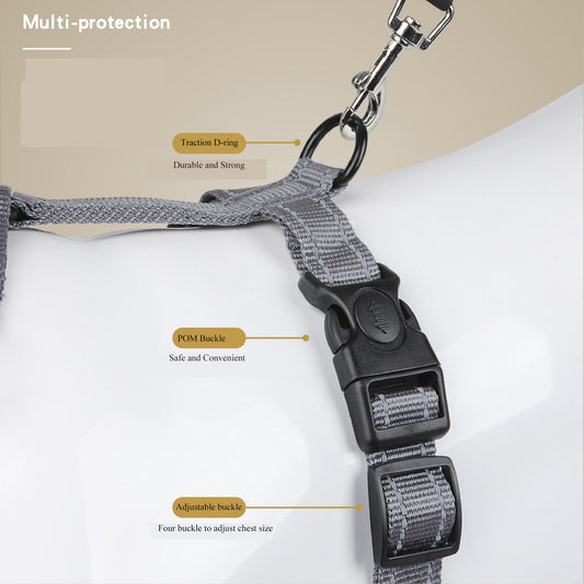 Hundegeschirr Oxford-Stoff - Reflektierend & Atmungsaktiv mit EVA - Alles für deine Haustiere