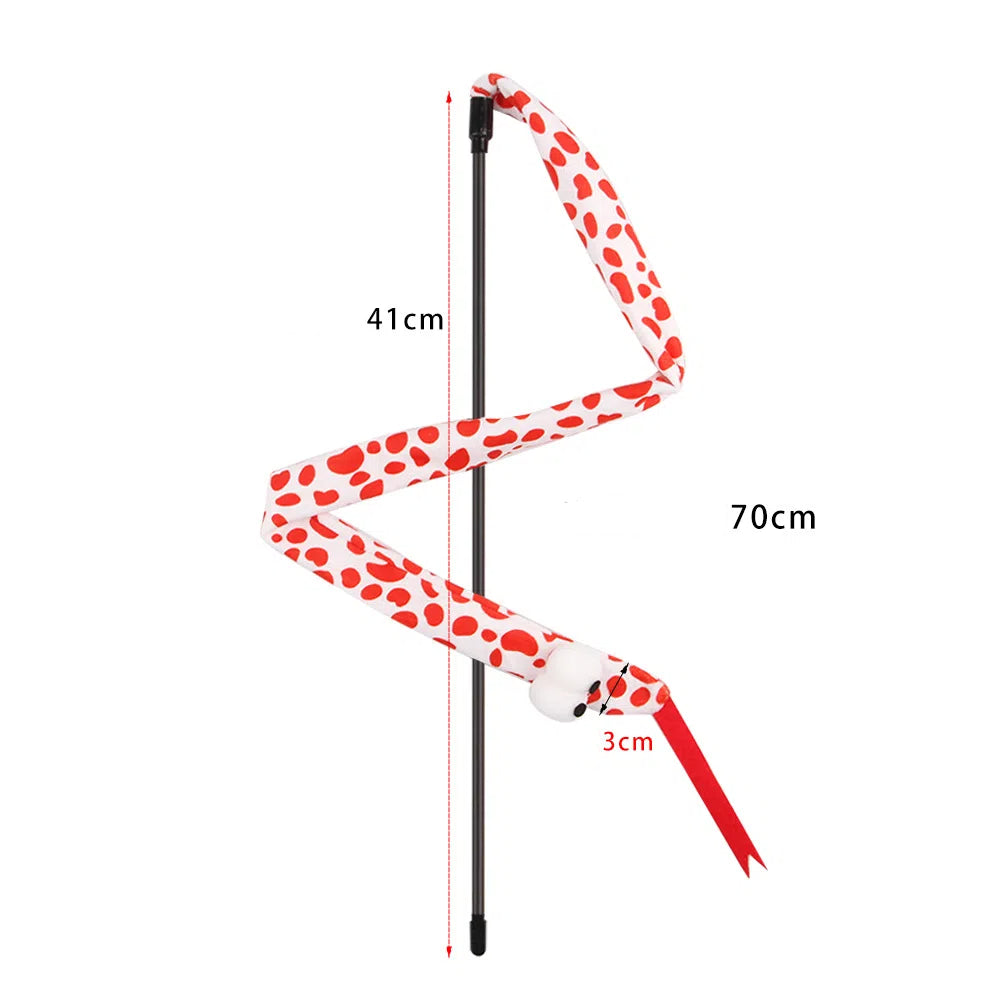 Suction cup cat toy stick that can be attached and held with steel wire multi head interchangeable cat toy and pet supplies - Alles für deine Haustiere