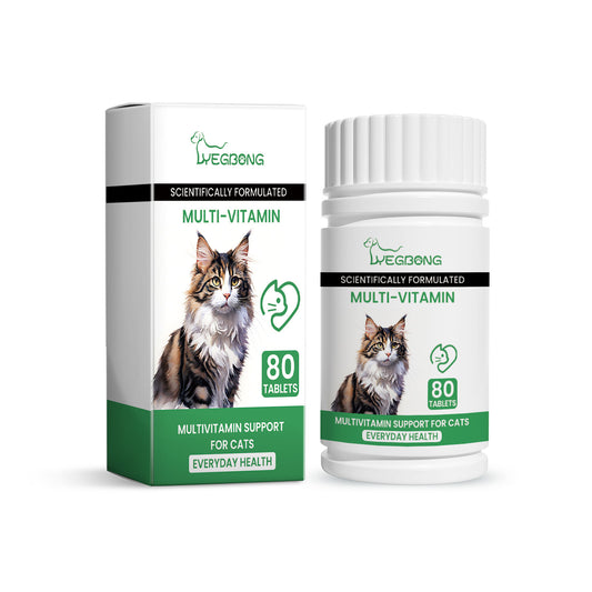 Katzen-Multivitamin-Tabletten - Nahrungsergänzung mit Mikronährstoffen - Alles für deine Haustiere
