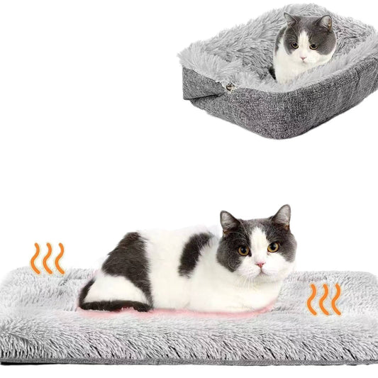 Self-heating Plush Washable Dog Kennel Sleeping Mat