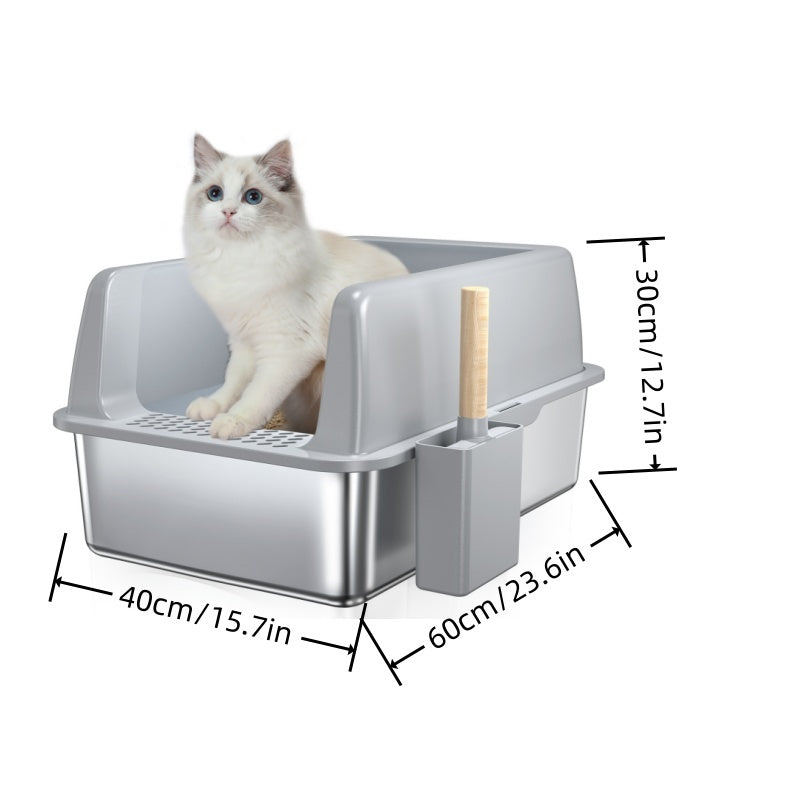 Stainless Steel Cat Litter Box