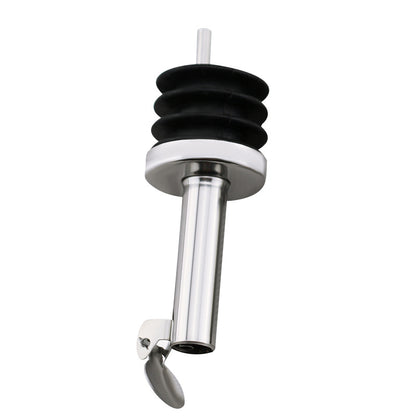 Stainless Steel Oil Bottle Stopper Pour Oil Stopper Silicone With Cap 2.4cm Stainless Steel Wine Olive Oil Pourer Dispenser