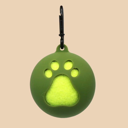 Pet tennis rack tennis set toy ball stand portable hands-free dog walking supplies training ball cover