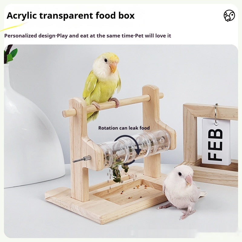 Parrot Solid Wood Claw Grinding Stand