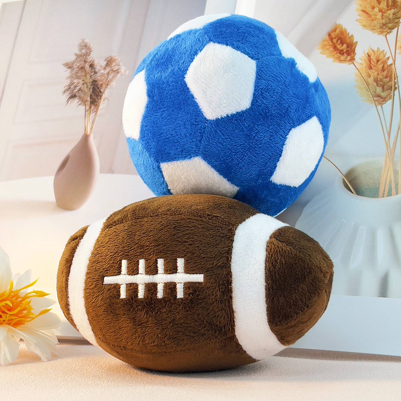 Football Rugby Dog Toy – Interaktives Welpenspielzeug