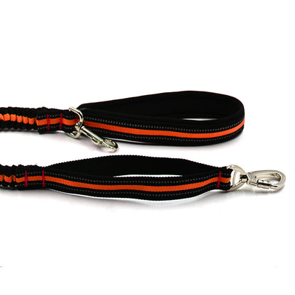 Reflective pet traction set