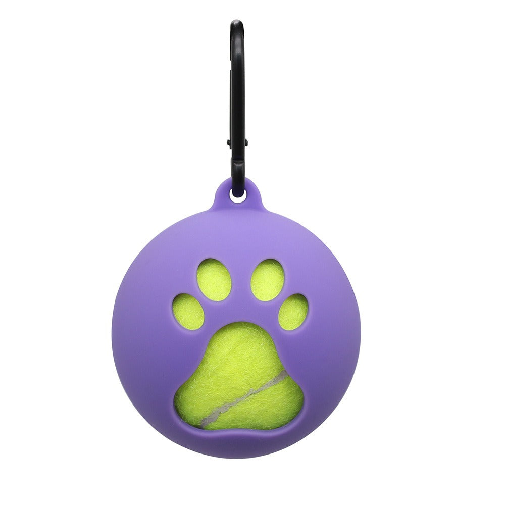 Pet tennis rack tennis set toy ball stand portable hands-free dog walking supplies training ball cover
