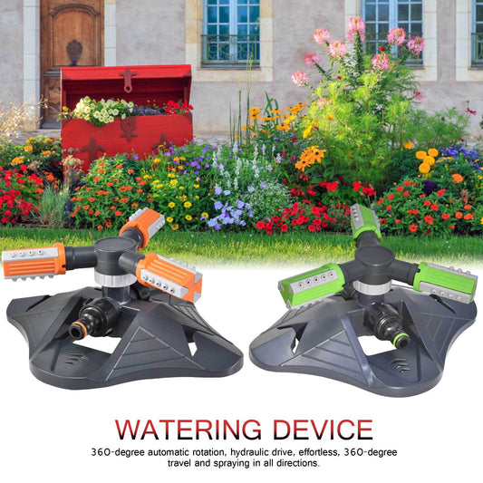 Rasensprenger 3-Arm 360° Drehbar - Automatische Gartenbewässerung