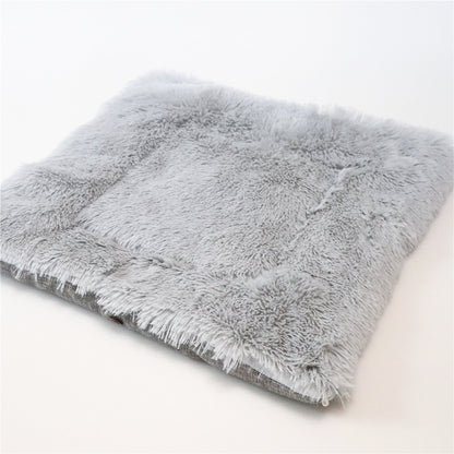 Dual-purpose Convertible Folding Plush Pet Mat