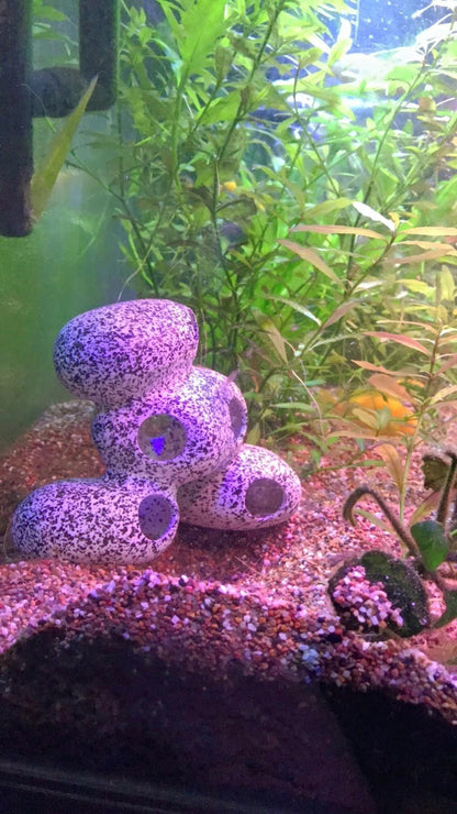 Fish Tank Stone View Decorative Landscaping Fish And Shrimp House Breeding