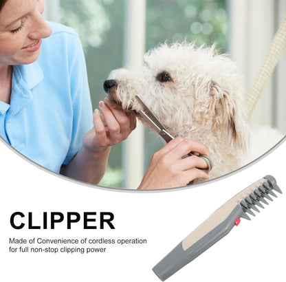 Pet Hair Trimmer For Precision Haircuts And Grooming  Electric Razor 4 AA Batteries Are Required For Use Without Batteries