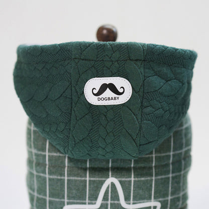 Hundejacke Baumwolle Stern - Zweibeiner-Mantel für kleine Hunde