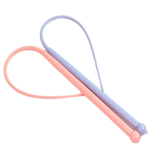 Silicone cat teaser pole mouse tail silicone cat interactive simulation mouse catching replaceable pole cat toy