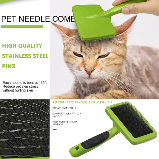 Pet Massage Hair 3 Piece Set Multi Functional Dog Bath Gloves Cat Cleaning To Remove Floating Hair Straight Comb