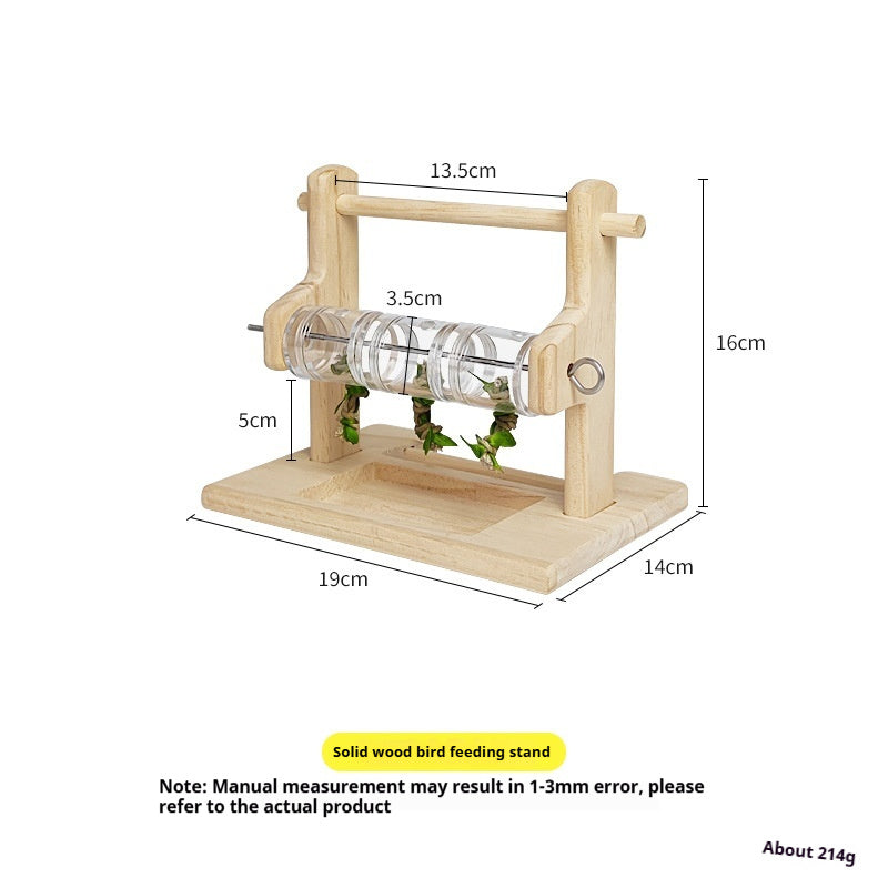 Parrot Solid Wood Claw Grinding Stand