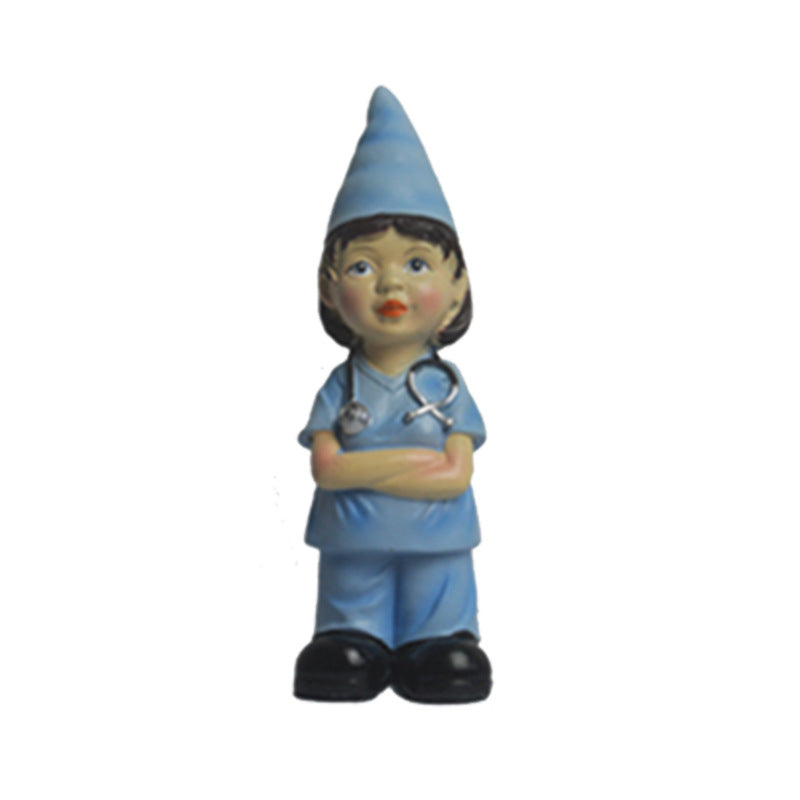 Gnome Elf Dwarf Garden Ornament New Personality Elf Resin Craft Decoration Dwarf
