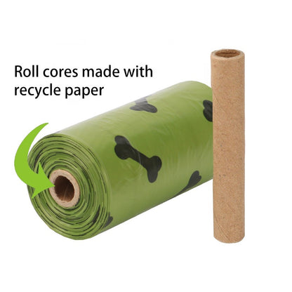 18 rolls of pet litter bags for picking up dog poop and garbage