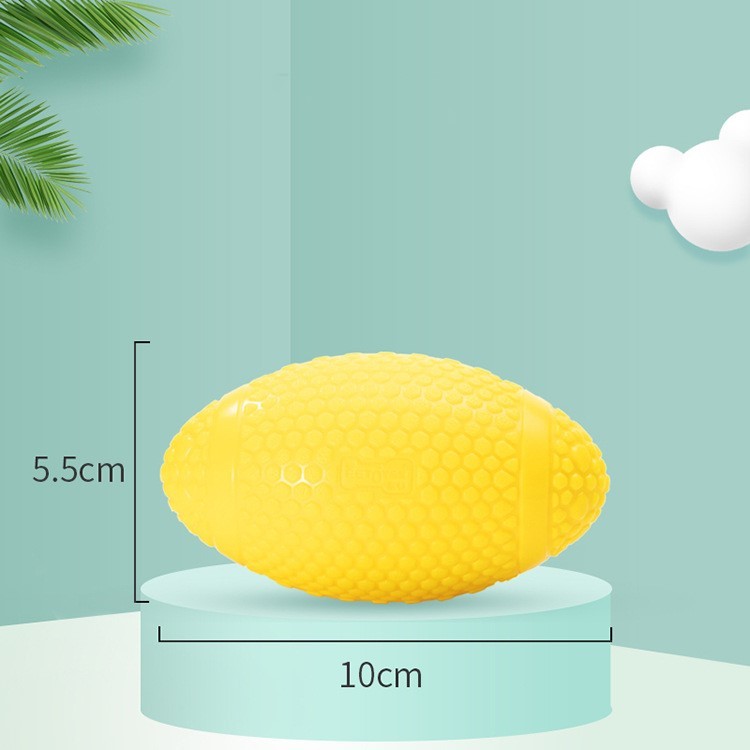 Hundespielzeug Rugby-Tennis-Ball - Mit Quietscher