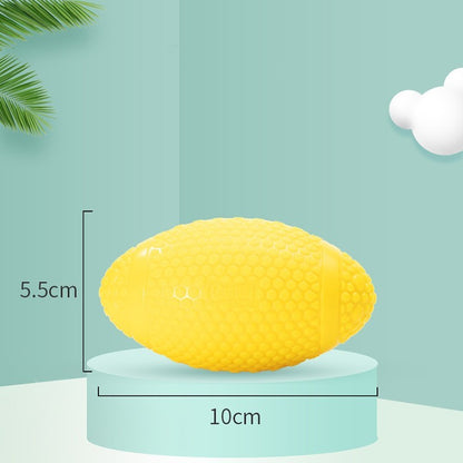 Hundespielzeug Rugby-Tennis-Ball - Mit Quietscher