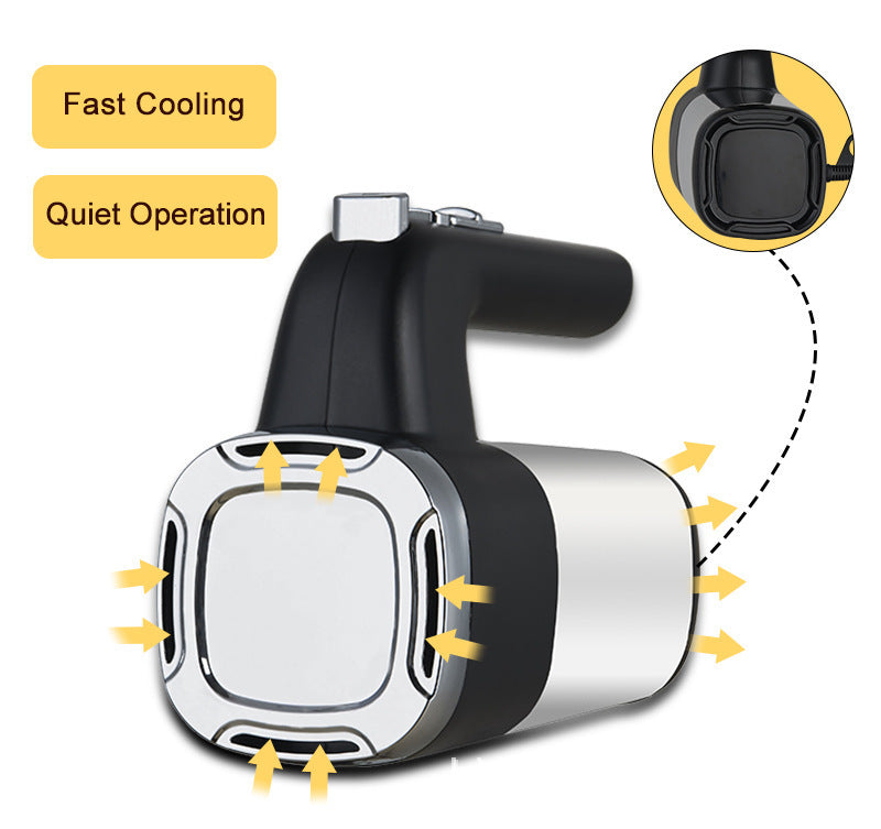 Elektrischer Handmixer 500W - 5 Stufen Teigmixer Schneebesen