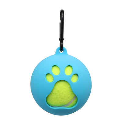Pet tennis rack tennis set toy ball stand portable hands-free dog walking supplies training ball cover
