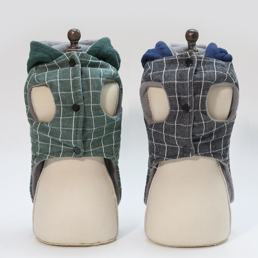 Hundejacke Baumwolle Stern - Zweibeiner-Mantel für kleine Hunde