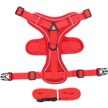 Hundegeschirr Weste mit Leine - Atmungsaktiv & Anti-Verlust für Hunde & Katzen