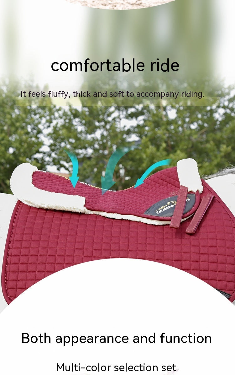 Riding Shock Absorption Balance Wool Pad