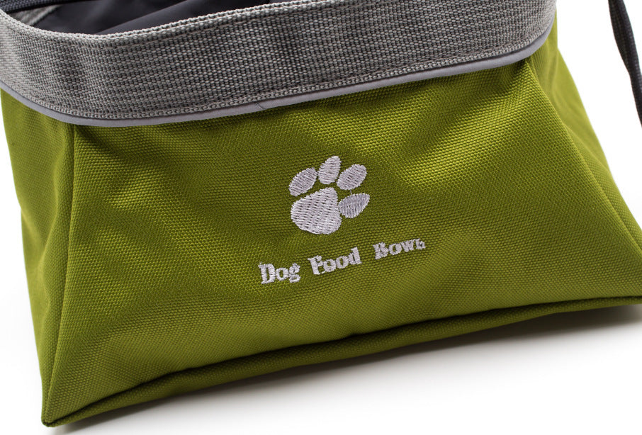 High-grade waterproof collapsible pet bowl