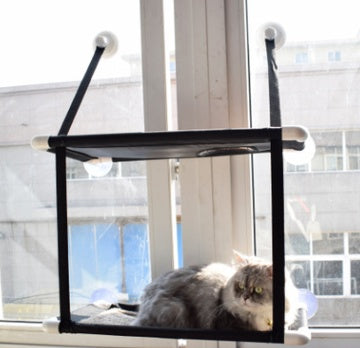 Cat Hammock Window Bed – Katzenhängematte mit Saugnapf