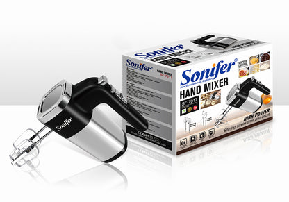 Elektrischer Handmixer 500W - 5 Stufen Teigmixer Schneebesen