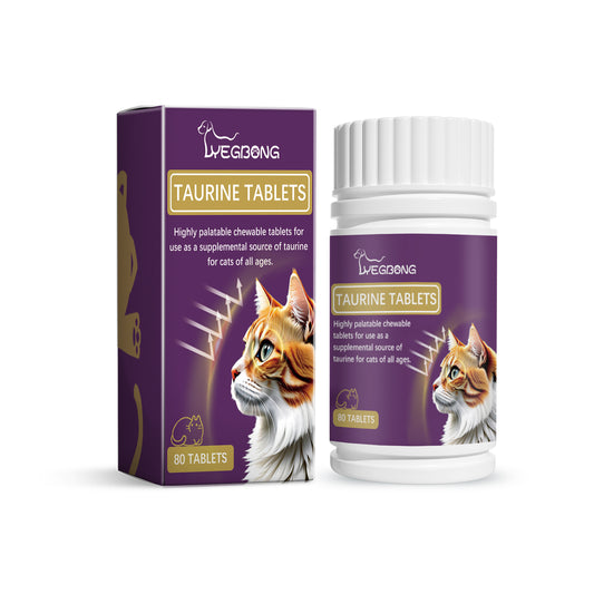 Compound Taurine Tablets For Cats Nutritional Supplement Multi-Dimensional Taurine Tablets For Cats