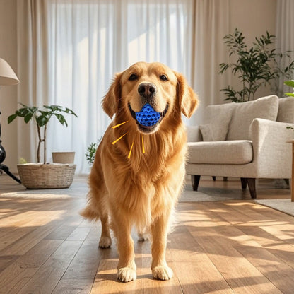 Quietschendes Hundespielzeug für aggressive Kauer, unzerstörbare Hundebälle für aggressive Kauer, Quietschbälle für Hunde, interaktives Hundespielzeug für große Hunde, lustiger Quietschball für Hunde, robustes Hundespielzeug 