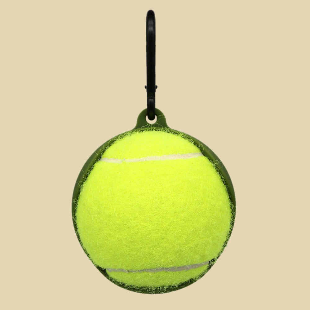 Pet tennis rack tennis set toy ball stand portable hands-free dog walking supplies training ball cover