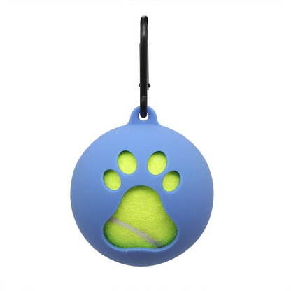 Pet tennis rack tennis set toy ball stand portable hands-free dog walking supplies training ball cover