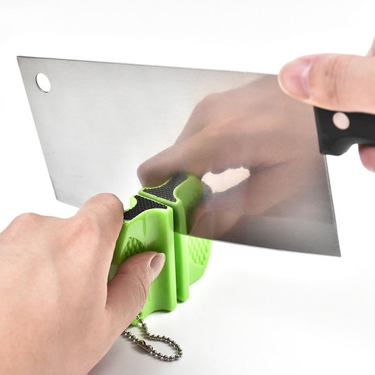 ONEUP Mini Ceramic Rod Knife Sharpener Two-stage Tungsten Portable Butterfly Type Whetstone Sharpener Sharpening Knives Stone