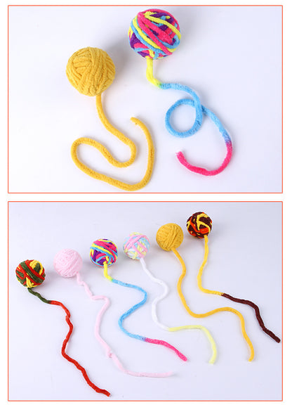 Cat Self Hi Relieving Stuffy Bite Toy Ball